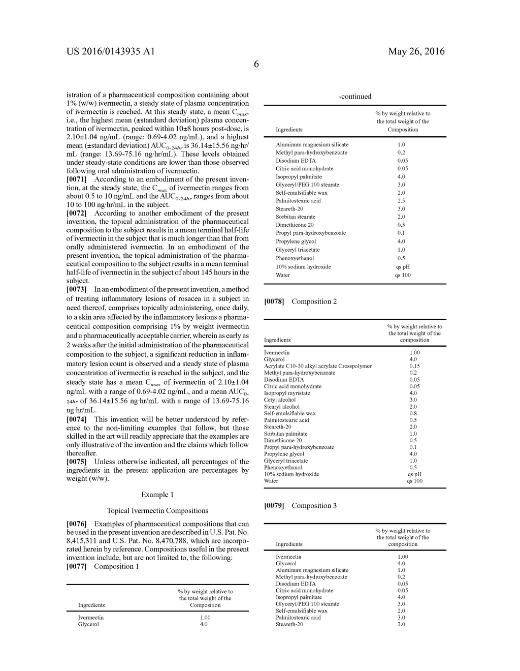 TREATMENT OF INFLAMMATORY LESIONS OF ROSACEA WITH IVERMECTIN - diagram, schematic, and image 19