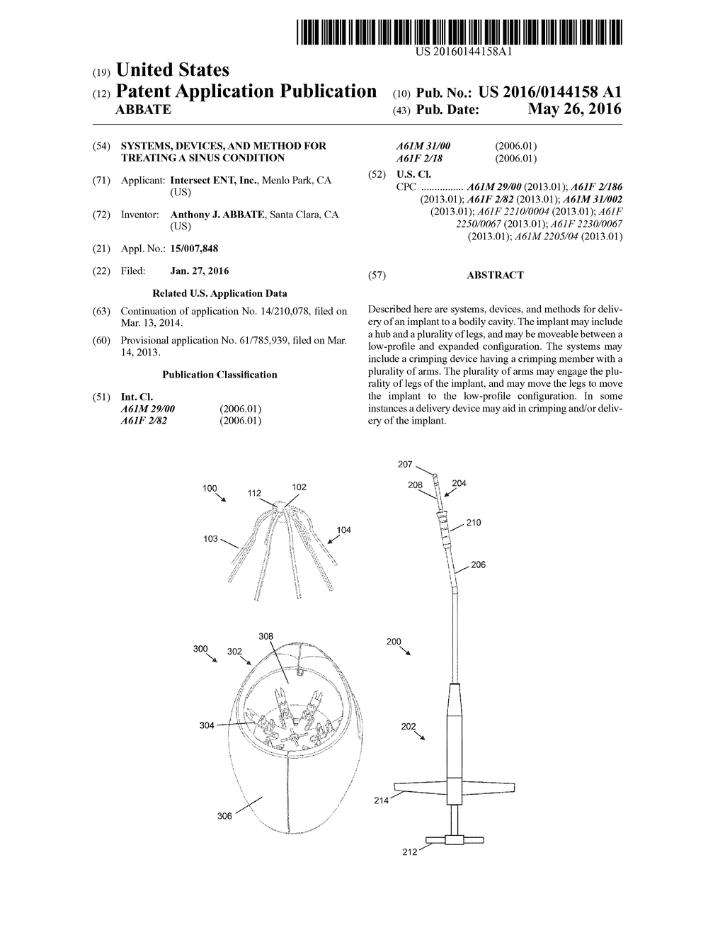 SYSTEMS, DEVICES, AND METHOD FOR TREATING A SINUS CONDITION - diagram, schematic, and image 01