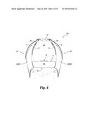 DECORATIVE FOOTBALL HELMET diagram and image