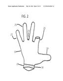 GOLF GLOVE WITH APERTURE FOR ENHANCED TACTILE CAPABILITIES diagram and image