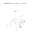 RADIATOR HAVING AIR GUIDE FOR PREVENTING HEAT DAMAGE IN A VEHICLE diagram and image