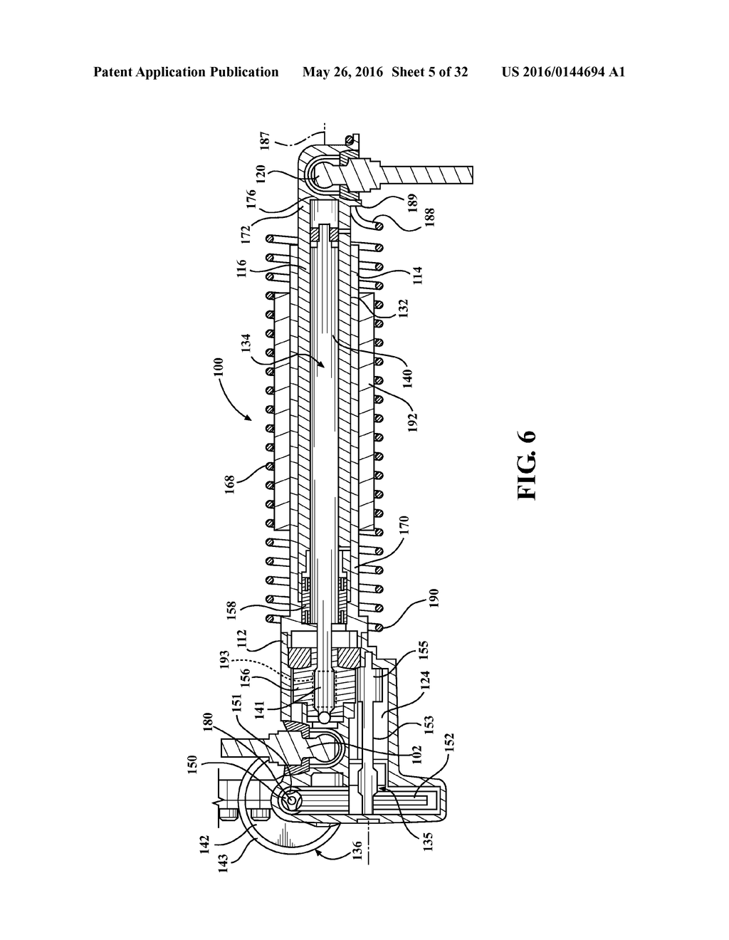 ELECTROMECHANICAL STRUT WITH MOTOR-GEARBOX ASSEMBLY HAVING DUAL STAGE     PLANETARY GEARBOX - diagram, schematic, and image 06