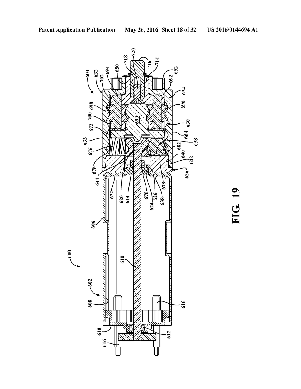 ELECTROMECHANICAL STRUT WITH MOTOR-GEARBOX ASSEMBLY HAVING DUAL STAGE     PLANETARY GEARBOX - diagram, schematic, and image 19