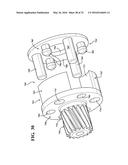 ELECTROMECHANICAL STRUT WITH MOTOR-GEARBOX ASSEMBLY HAVING DUAL STAGE     PLANETARY GEARBOX diagram and image