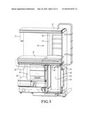 VERTICALLY-ADJUSTABLE BED AND CLOSET FOR A RECREATIONAL VEHICLE diagram and image