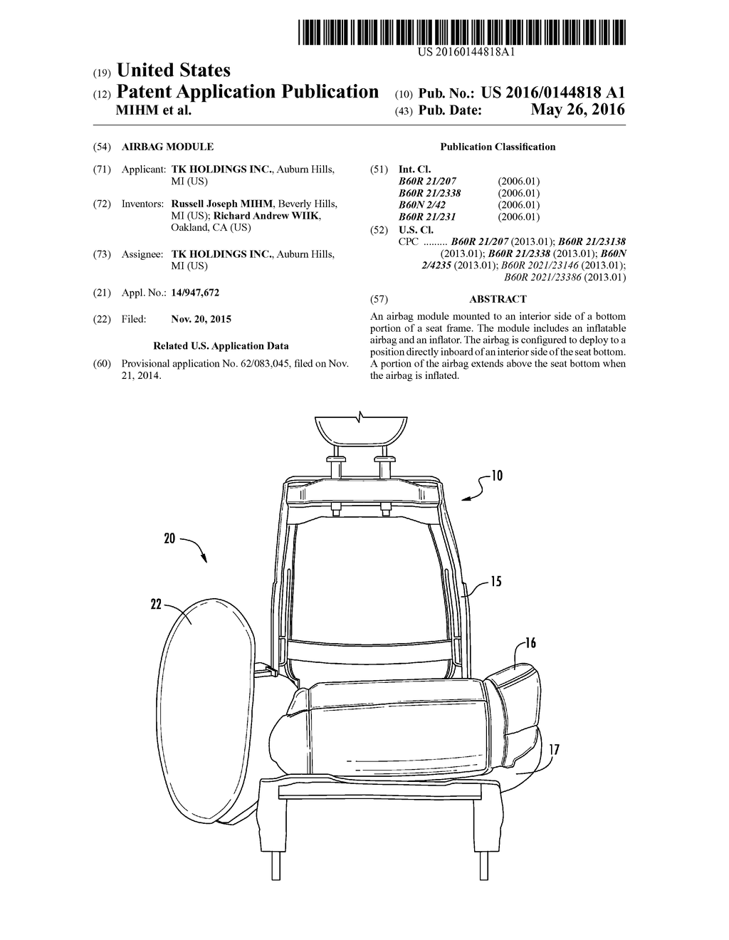 AIRBAG MODULE - diagram, schematic, and image 01