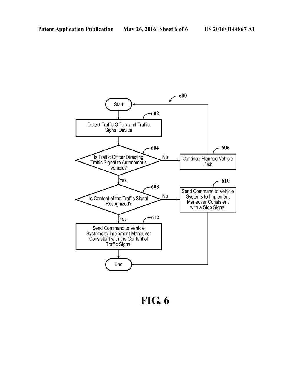 AUTONOMOUS VEHICLE DETECTION OF AND RESPONSE TO TRAFFIC OFFICER PRESENCE - diagram, schematic, and image 07