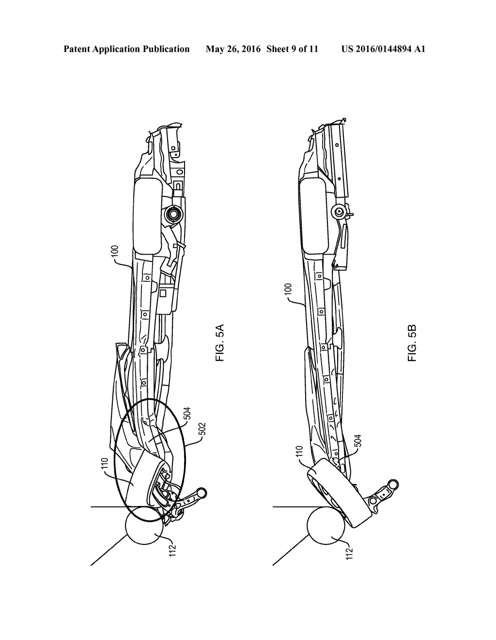 VEHICLE WHEEL TWIST SYSTEM FOR SMALL OVERLAP FRONTAL COLLISIONS - diagram, schematic, and image 10