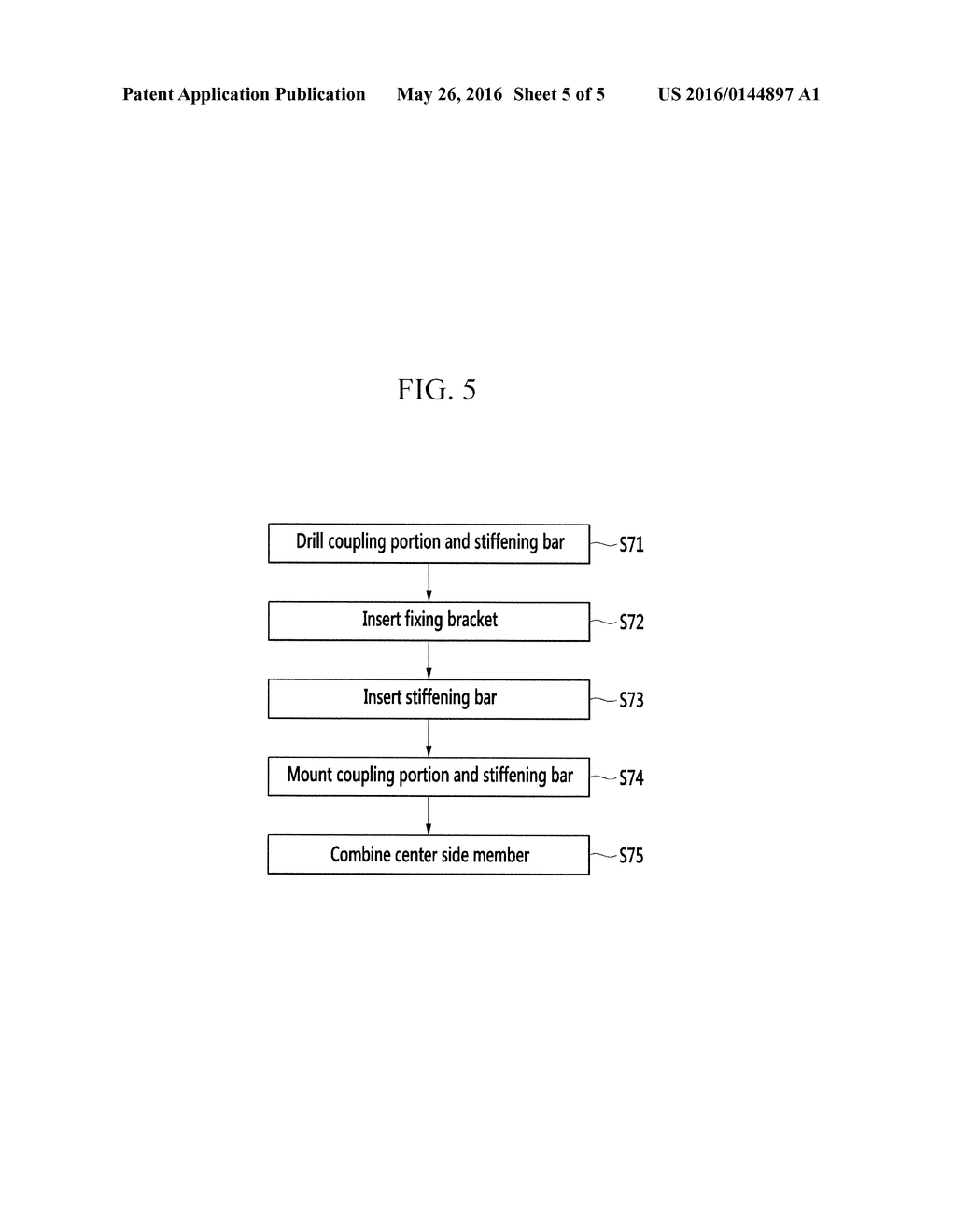 Structure For Fastening Stiffening Bar And Method For The Same - diagram, schematic, and image 06