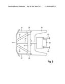 VEHICLE BODY ARRANGEMENT FOR A VEHICLE FRONT PART diagram and image