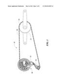 BICYCLE SPROCKET FOR USE WITH A MULTI-GEAR REAR CASSETTE diagram and image