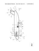 AN AIRCRAFT INCLUDING AN ENGINE ATTACHMENT WITH A CONTROL SURFACE diagram and image