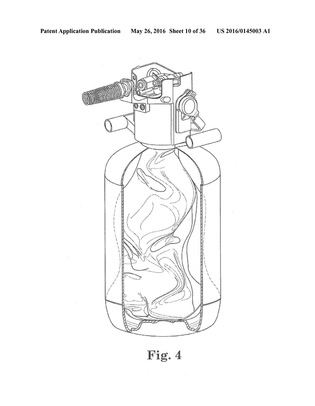 NESTED BLOW MOLDED LINER AND OVERPACK AND METHODS OF MAKING SAME - diagram, schematic, and image 11