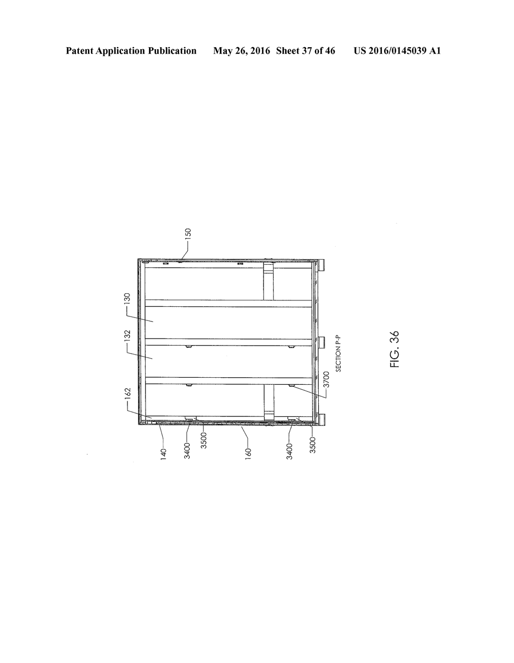 MODULAR SHIPPING CONTAINER, SYSTEM, AND METHOD - diagram, schematic, and image 38