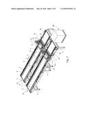 EQUIPMENT FOR STACKING ITEMS SUCH AS CANS AND ARRANGING THEM ACCORDING TO     A PREDETERMINED ORDER ON A STACKING PLATFORM diagram and image