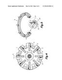 Rotary Conveyor with Change of Pitch for Transferring Containers diagram and image