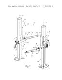 LIFTING APPARATUS FOR VEHICLES diagram and image