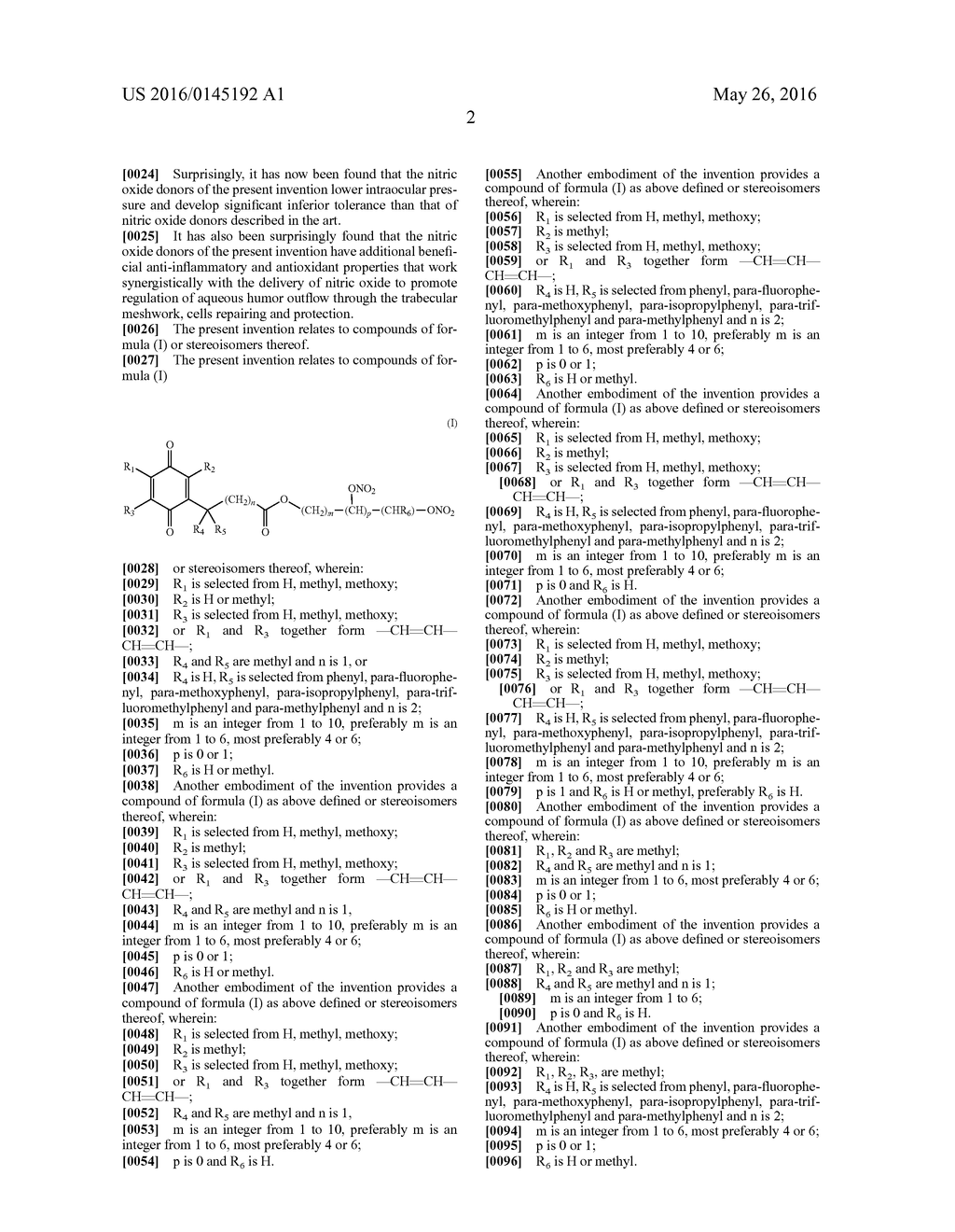 QUINONE BASED NITRIC OXIDE DONATING COMPOUNDS FOR OPHTHALMIC USE - diagram, schematic, and image 03