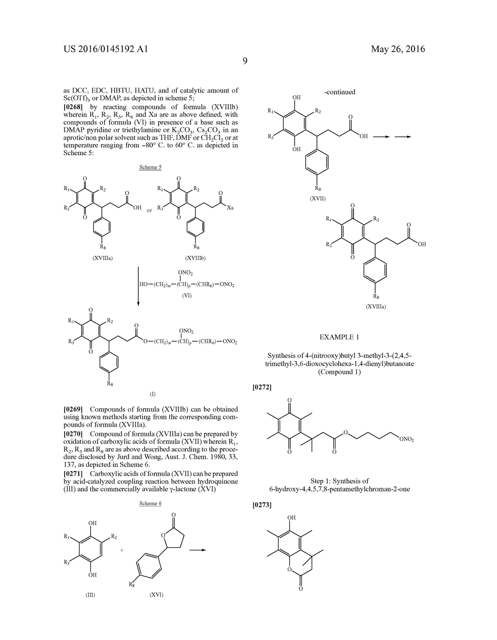 QUINONE BASED NITRIC OXIDE DONATING COMPOUNDS FOR OPHTHALMIC USE - diagram, schematic, and image 10