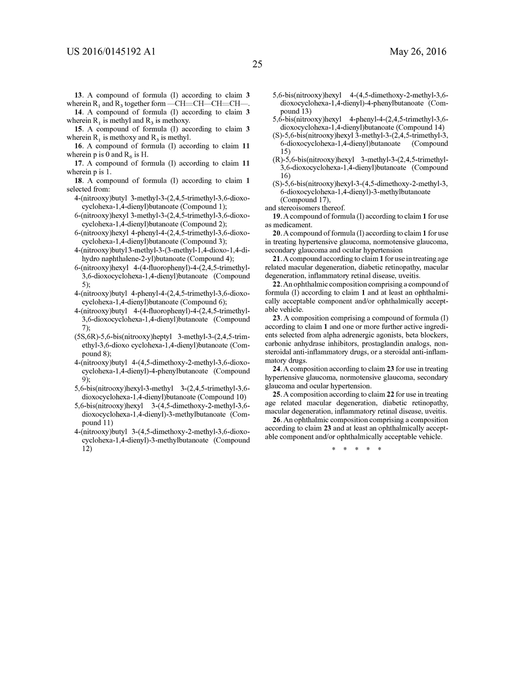 QUINONE BASED NITRIC OXIDE DONATING COMPOUNDS FOR OPHTHALMIC USE - diagram, schematic, and image 26