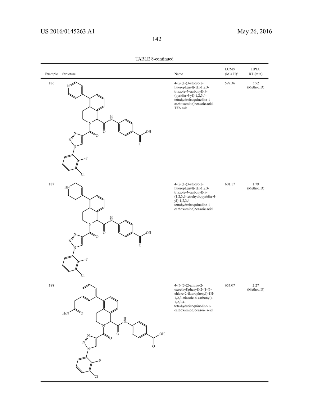 TETRAHYDROISOQUINOLINES CONTAINING SUBSTITUTED AZOLES AS FACTOR XIA     INHIBITORS - diagram, schematic, and image 143