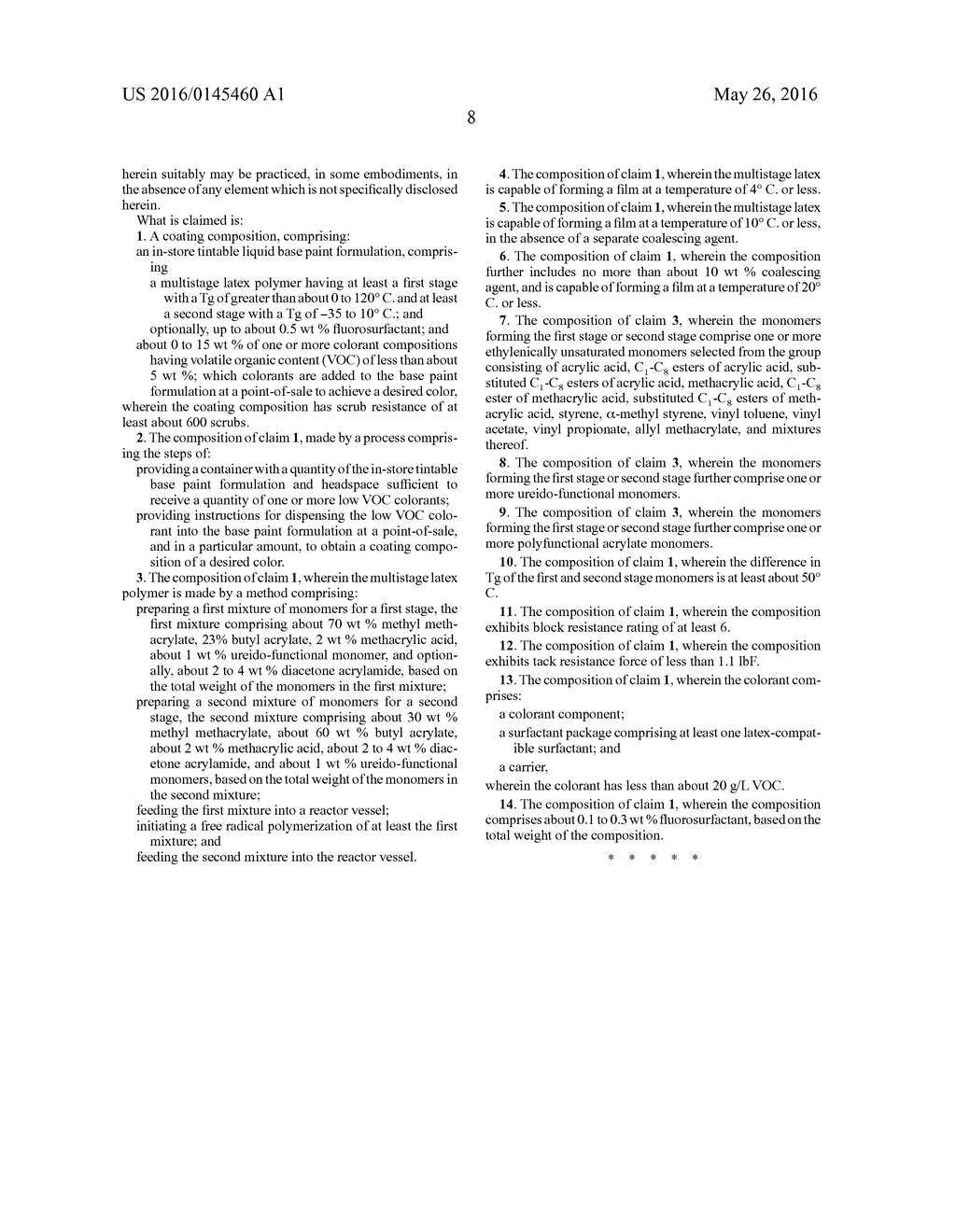 High Block, Tack and Scrub Resistant Coating Composition - diagram, schematic, and image 10