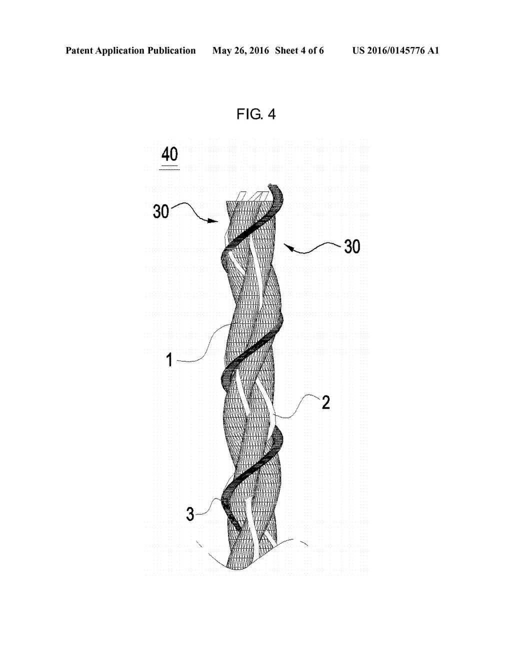 METHOD OF PRODUCING ELECTRICALLY CONDUCTIVE METAL COMPOSITE YARN HAVING     INCREASED YIELD STRENGTH, COMPOSITE YARN PRODUCED BY THE METHOD AND     EMBROIDERED CIRCUIT PRODUCED USING THE COMPOSITE YARN - diagram, schematic, and image 05