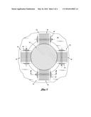 COMPRESSIBLE ROLLER FOR USE IN STABILIZING A FLOATING DOCK diagram and image