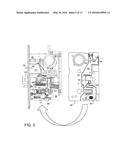 LOCKING DEVICE WITH CONFIGURABLE ELECTRICAL CONNECTOR KEY AND INTERNAL     CIRCUIT BOARD FOR ELECTRONIC DOOR LOCKS diagram and image