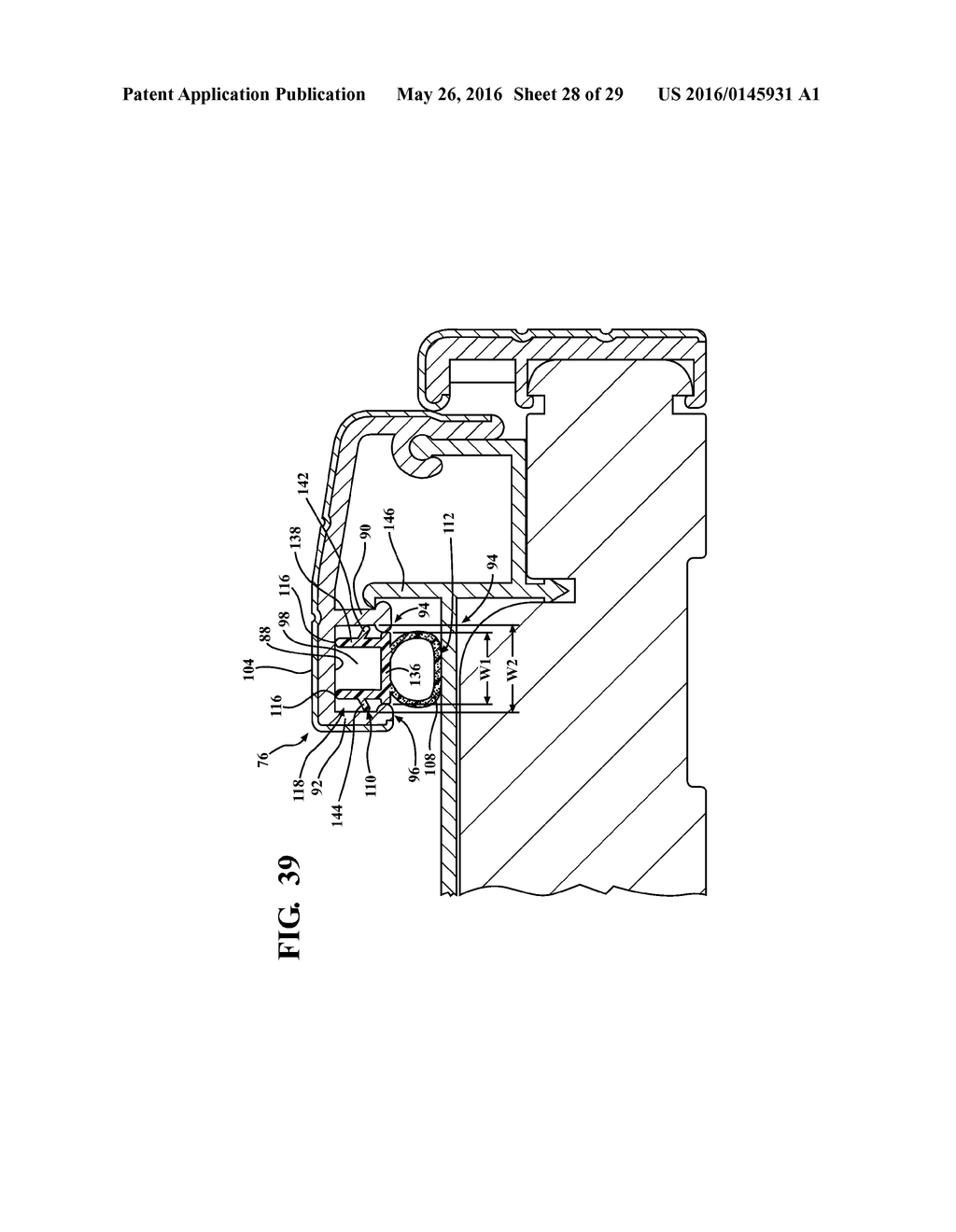 Threshold Assembly For An Entryway System - diagram, schematic, and image 29