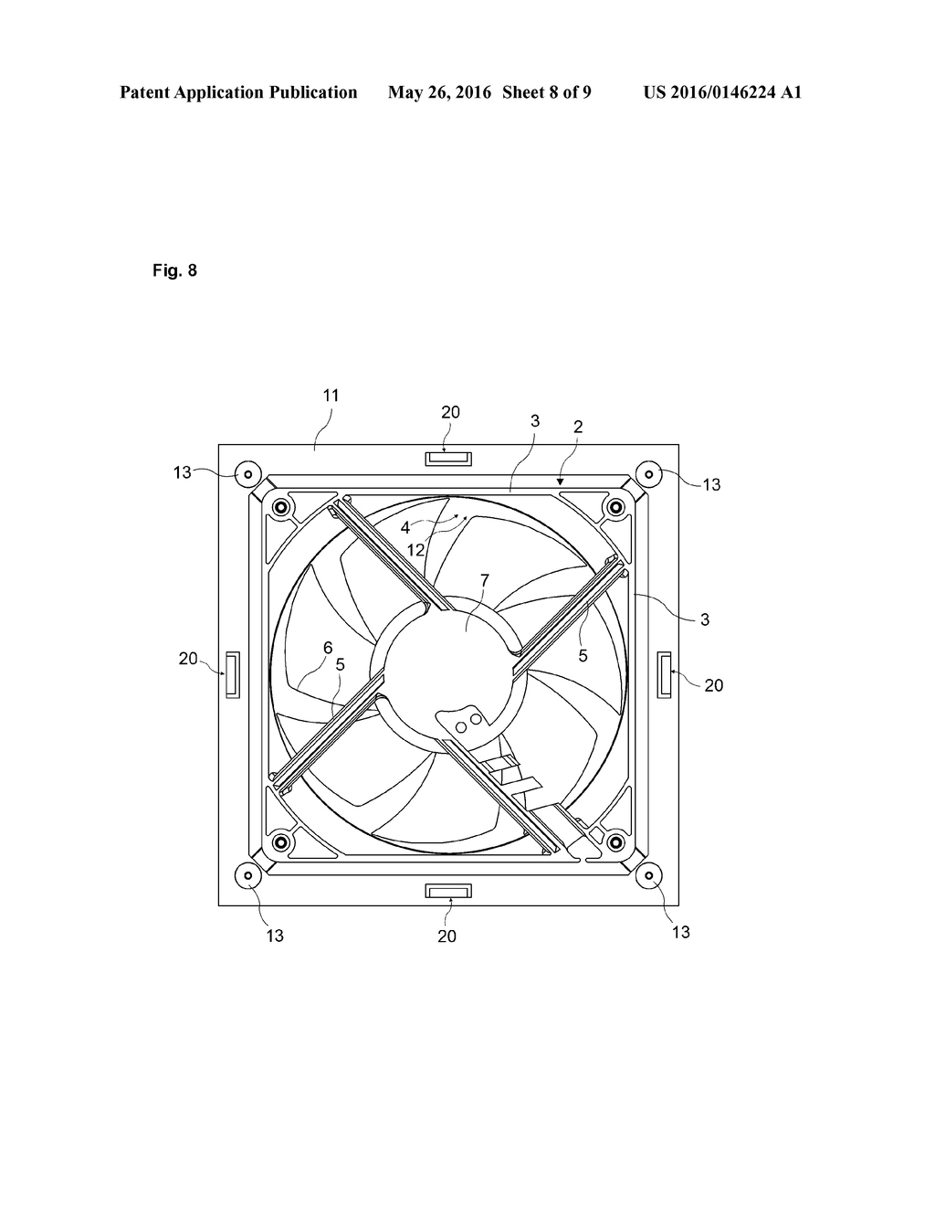 IMPROVED FAN ASSEMBLY FOR A REFRIGERATION APPLIANCE - diagram, schematic, and image 09