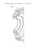 MACHINE AND METHOD FOR MONITORING THE STATE OF A SAFETY BEARING OF A     MACHINE diagram and image