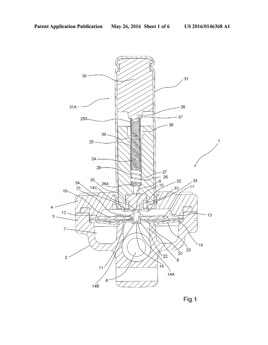 SOLENOID VALVE WITH PROGRESSIVE SPRING INSIDE ANCHOR - diagram, schematic, and image 02