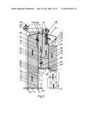 FLUIDIZED-BED BOILER INTEGRATING MULTIFUNCTIONAL INERTIA-GRAVITY SEPARATOR     WITH MULTIPLE FURNACE PROFILES diagram and image