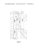 FLUIDIZED-BED BOILER INTEGRATING MULTIFUNCTIONAL INERTIA-GRAVITY SEPARATOR     WITH MULTIPLE FURNACE PROFILES diagram and image