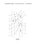 FLUIDIZED-BED BOILER INTEGRATING MULTIFUNCTIONAL INERTIA-GRAVITY SEPARATOR     WITH MULTIPLE FURNACE PROFILES diagram and image