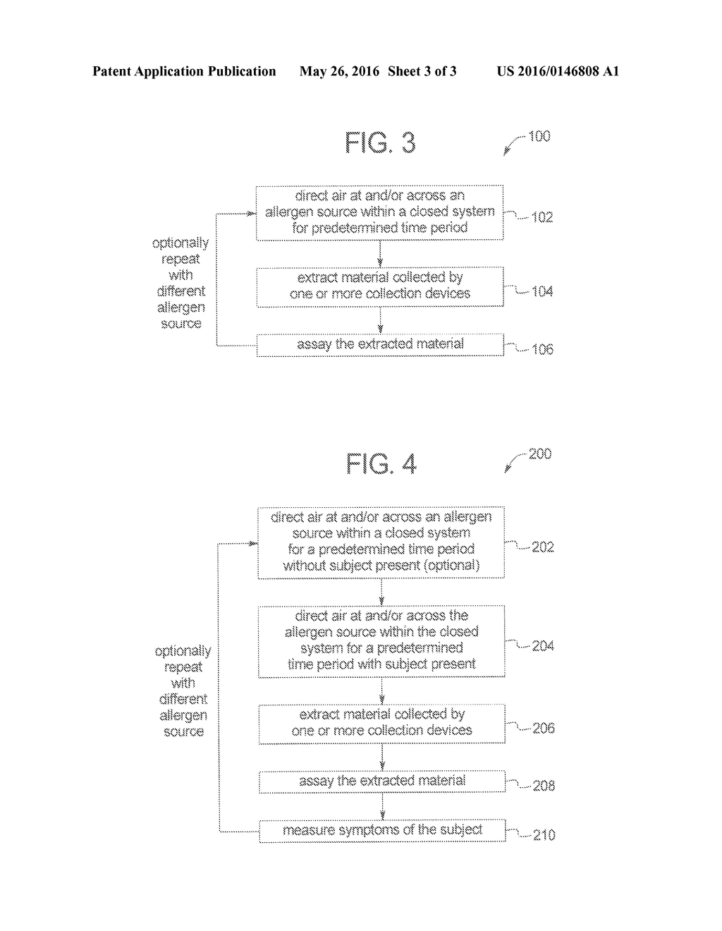 APPARATUSES AND METHODS FOR GENERATING AND MEASUIRNG ENVIRONMENTAL LEVELS     OF ALLERGENS - diagram, schematic, and image 04