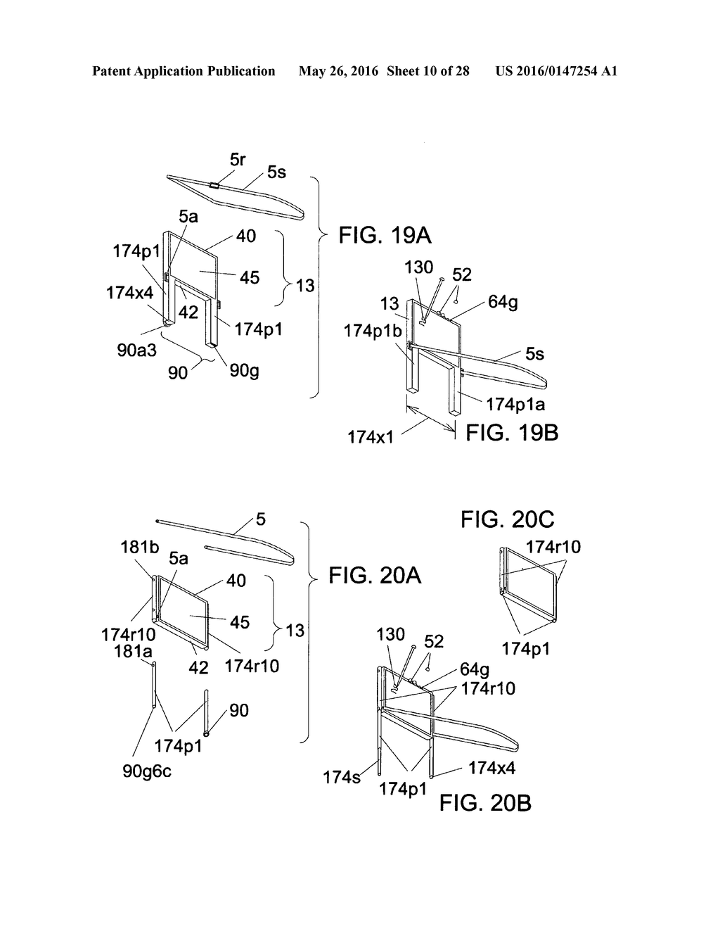 Wearable propping display apparatus - diagram, schematic, and image 11