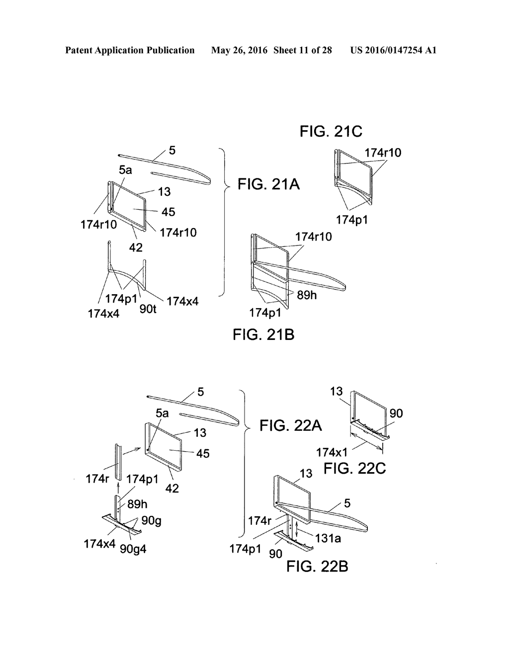 Wearable propping display apparatus - diagram, schematic, and image 12