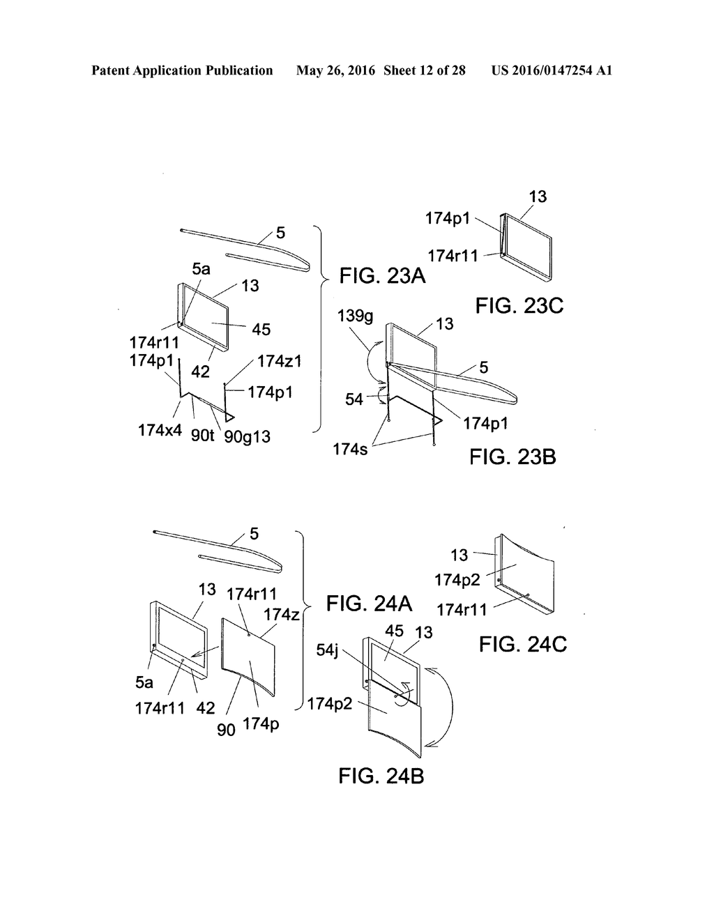 Wearable propping display apparatus - diagram, schematic, and image 13