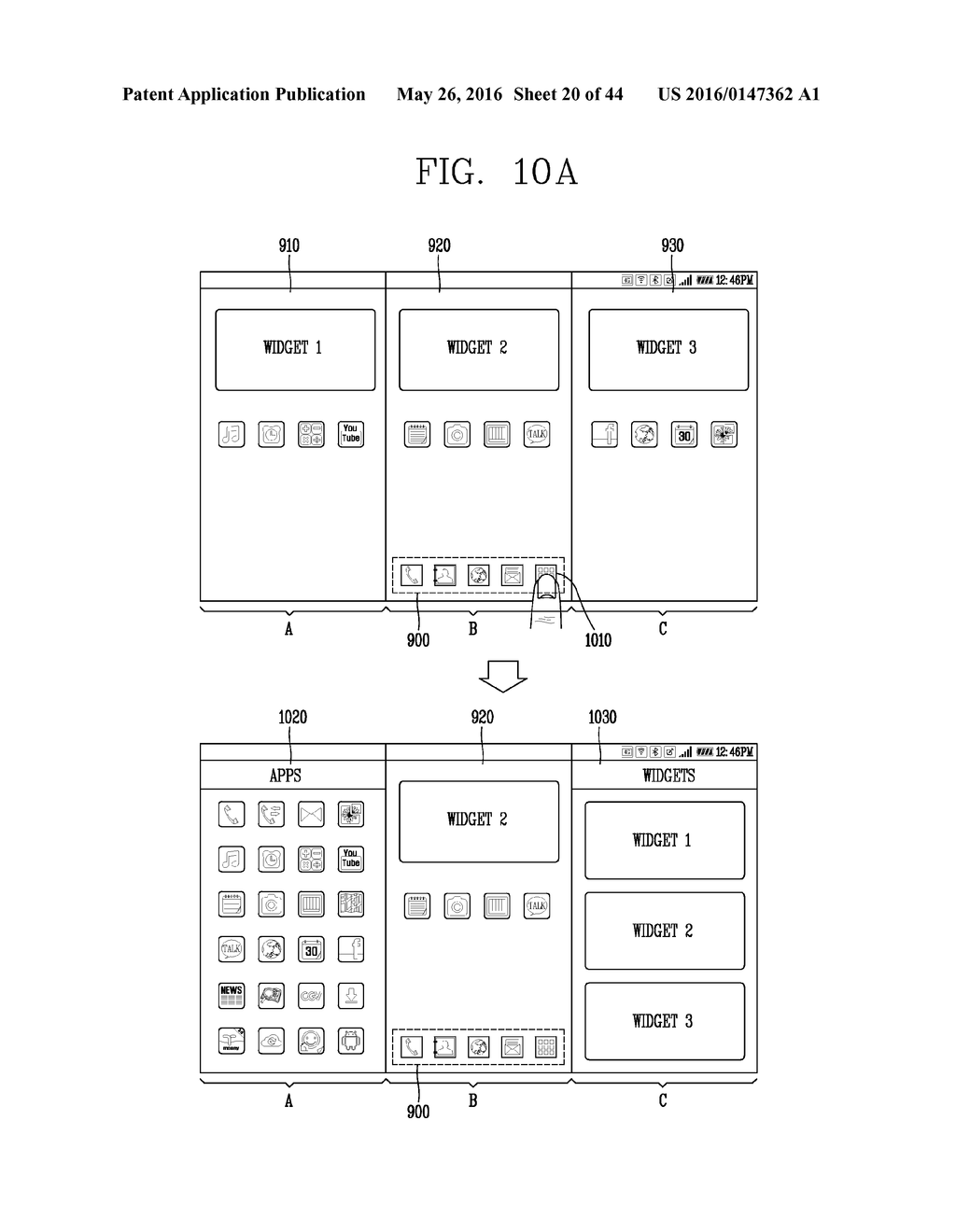 MOBILE TERMINAL AND METHOD FOR CONTROLLING THE SAME - diagram, schematic, and image 21