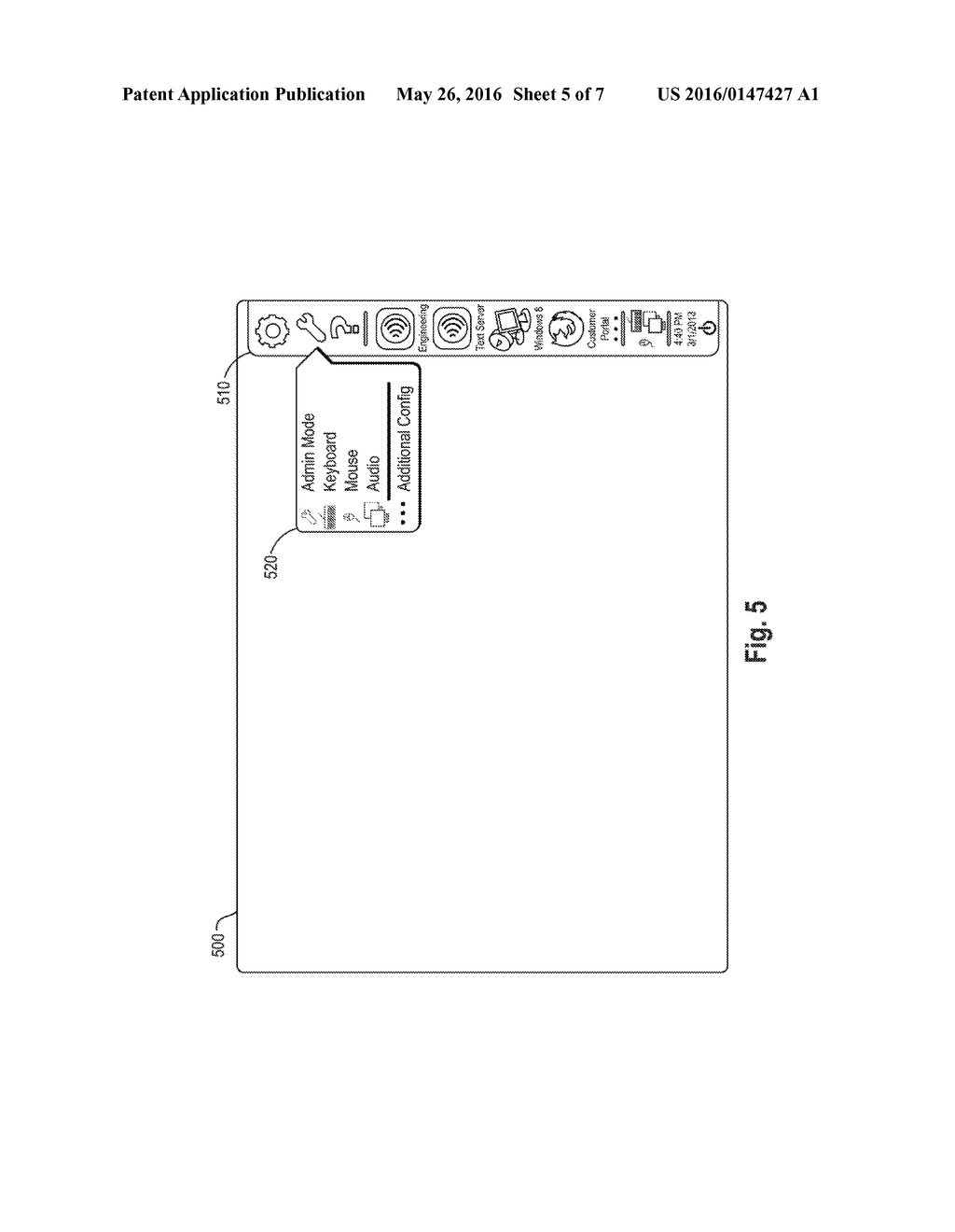 THIN CLIENT COMPUTING DEVICE TASKBAR AND WIDGETS - diagram, schematic, and image 06