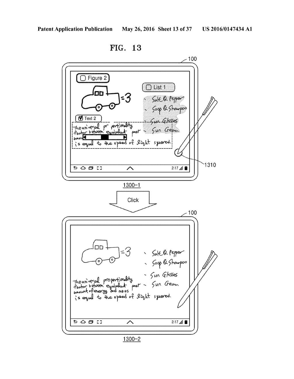 DEVICE AND METHOD OF PROVIDING HANDWRITTEN CONTENT IN THE SAME - diagram, schematic, and image 14