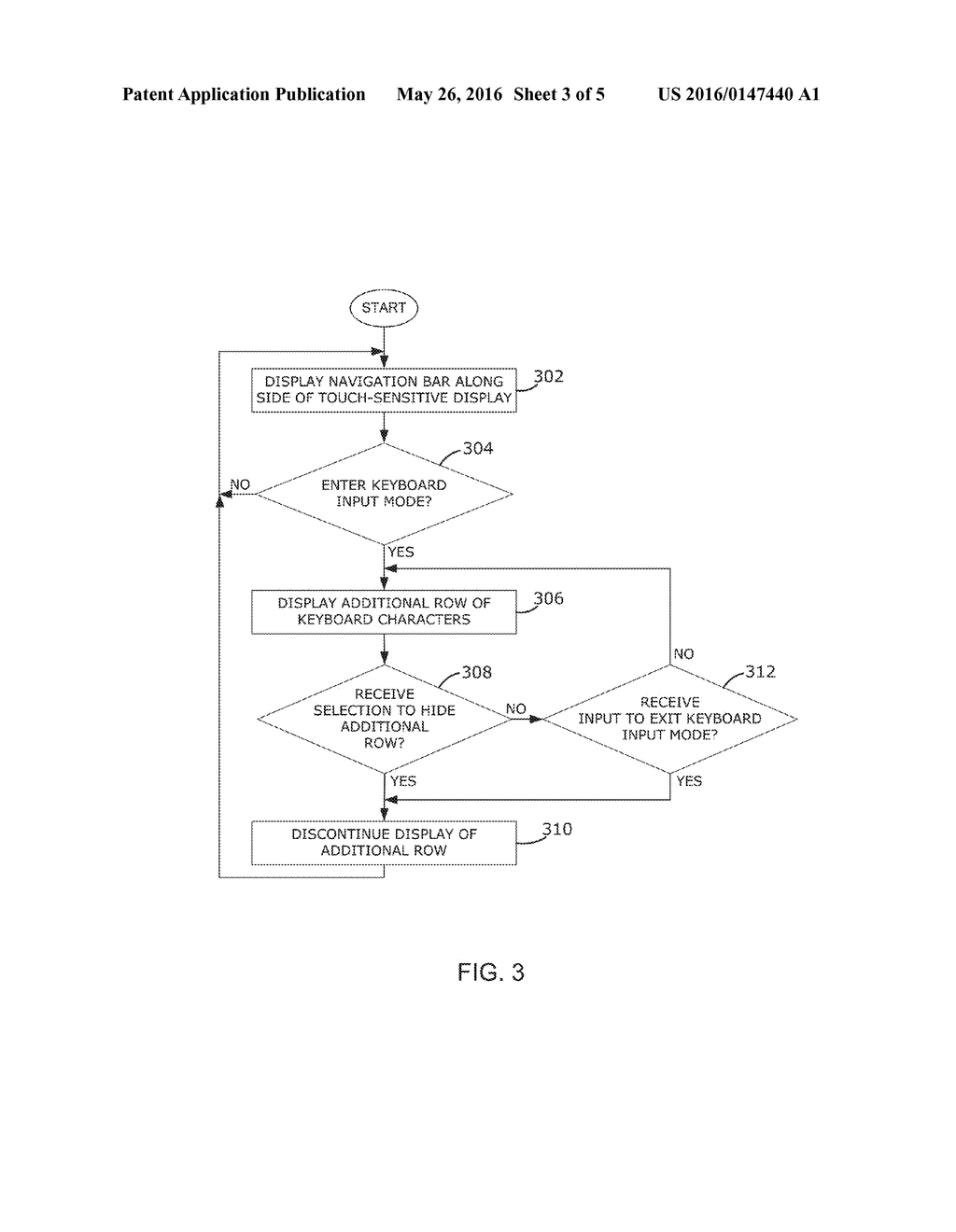 PORTABLE ELECTRONIC DEVICE AND METHOD OF CONTROLLING DISPLAY OF SELECTABLE     ELEMENTS - diagram, schematic, and image 04