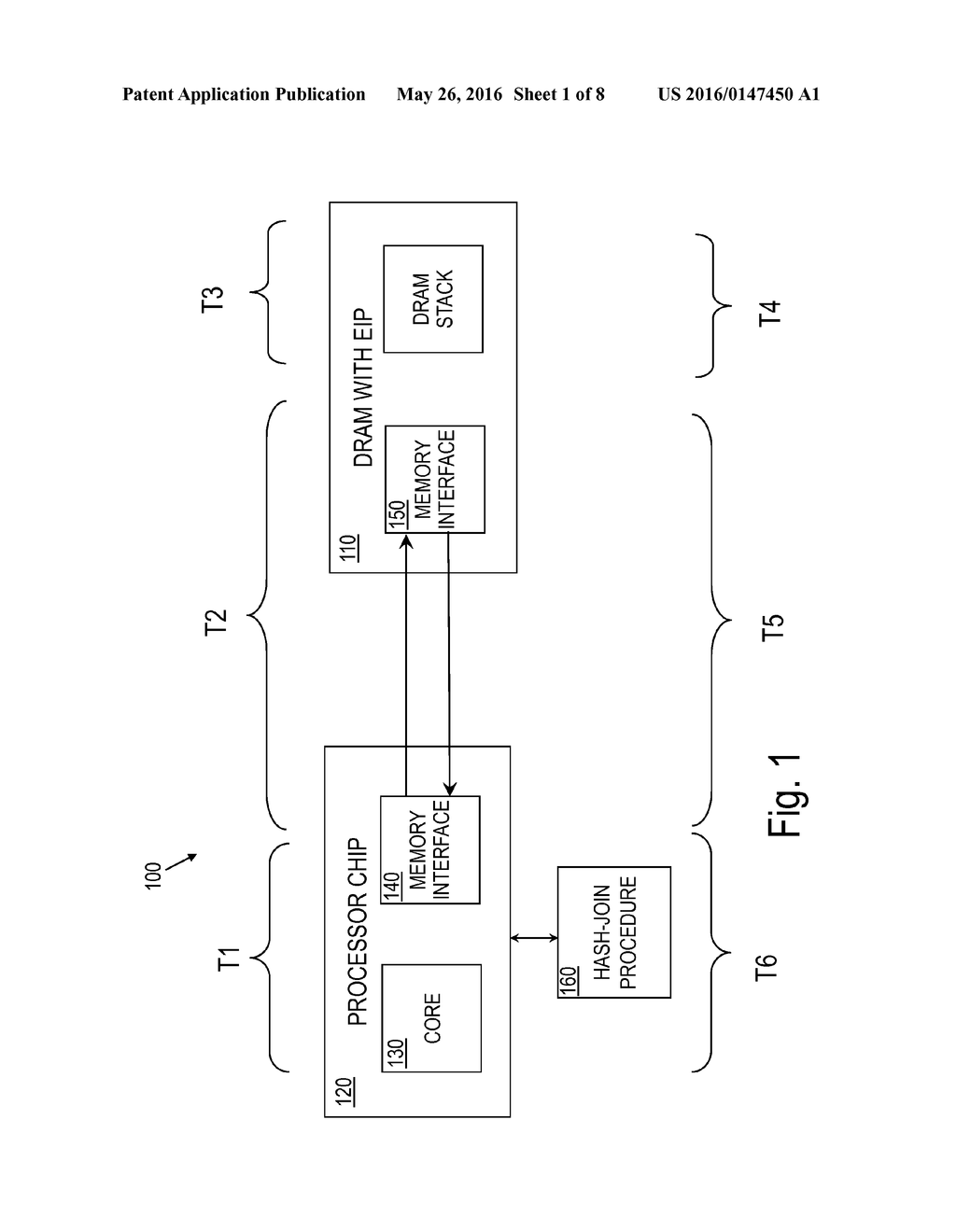 HIGH-PERFORMANCE HASH JOINS USING MEMORY WITH EXTENSIVE INTERNAL     PARALLELISM - diagram, schematic, and image 02