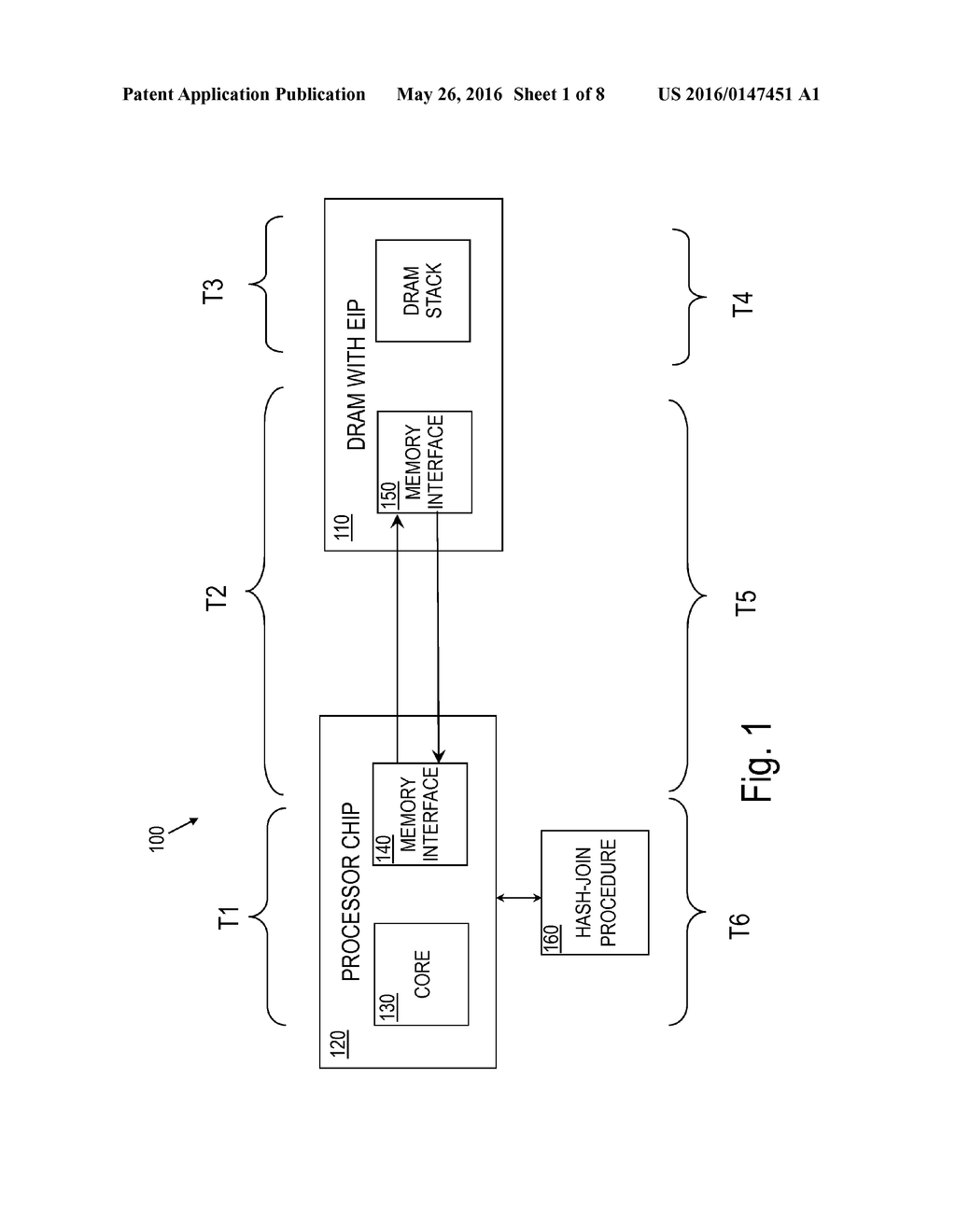 HIGH-PERFORMANCE HASH JOINS USING MEMORY WITH EXTENSIVE INTERNAL     PARALLELISM - diagram, schematic, and image 02