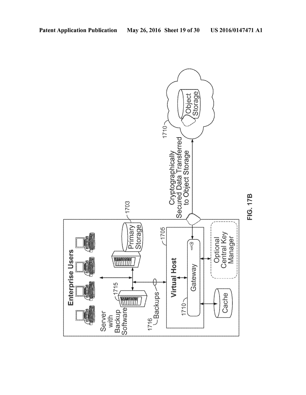 GATEWAY FOR CLOUD-BASED SECURE STORAGE - diagram, schematic, and image 20