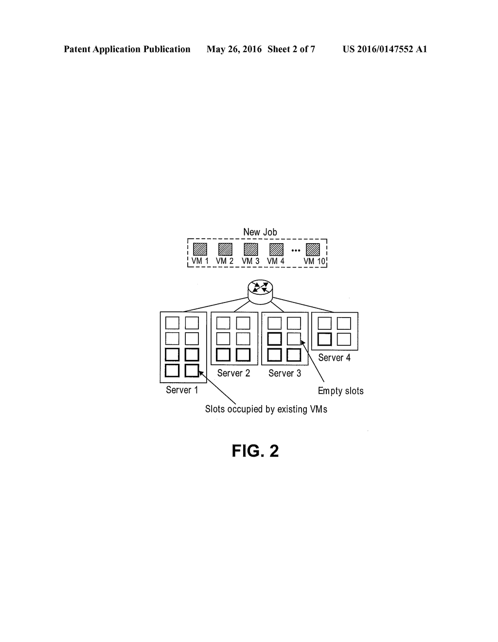 TRAFFIC-AWARE DATA CENTER VM PLACEMENT CONSIDERING JOB DYNAMIC AND SERVER     HETEROGENEITY - diagram, schematic, and image 03