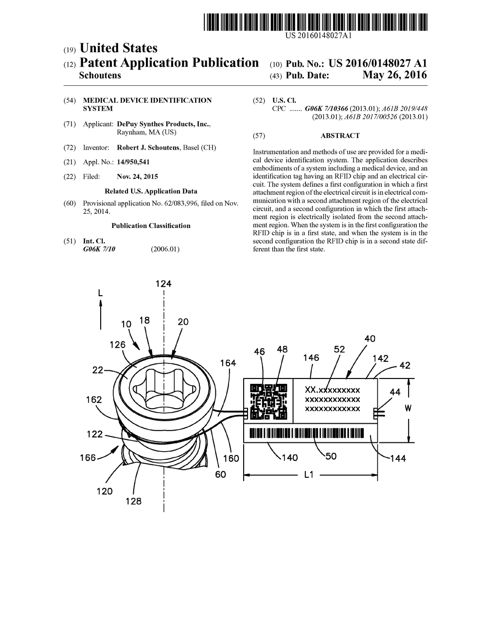 Medical Device Identification System - diagram, schematic, and image 01