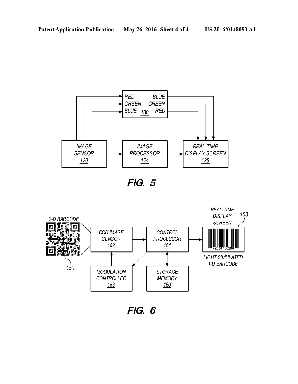 MODULATION OF DISPLAY IMAGERY FOR BARCODE SIMULATION - diagram, schematic, and image 05